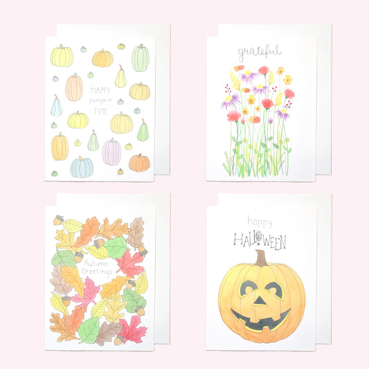 Assorted Fall Favorites Note Card Set