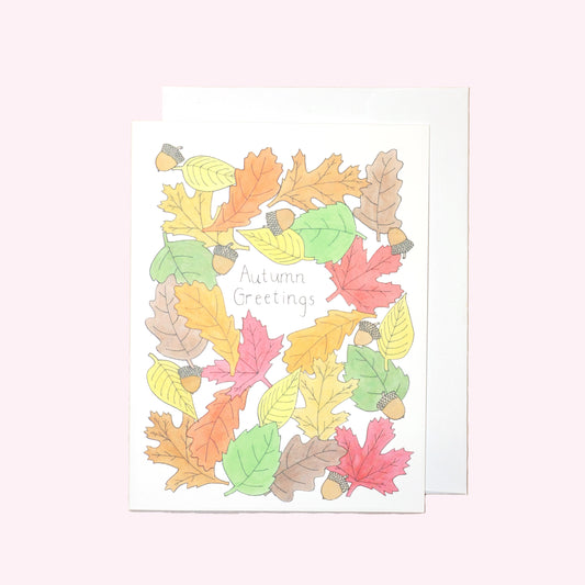 Autumn Greetings Note Card