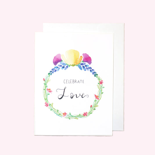 Celebrate Love Note Card