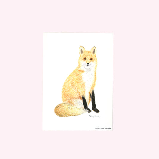 Friendly Fox Art Print
