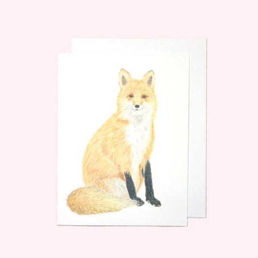 Friendly Fox Note Card