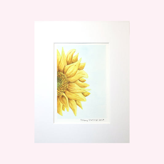 Golden Half Sunflower Original