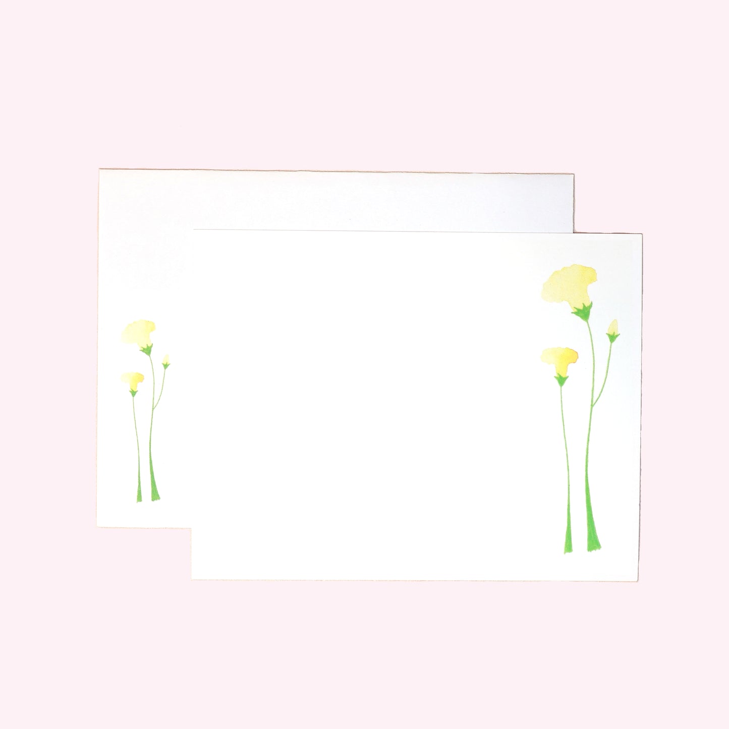 Golden Bells Flat Card & Decorated Envelope