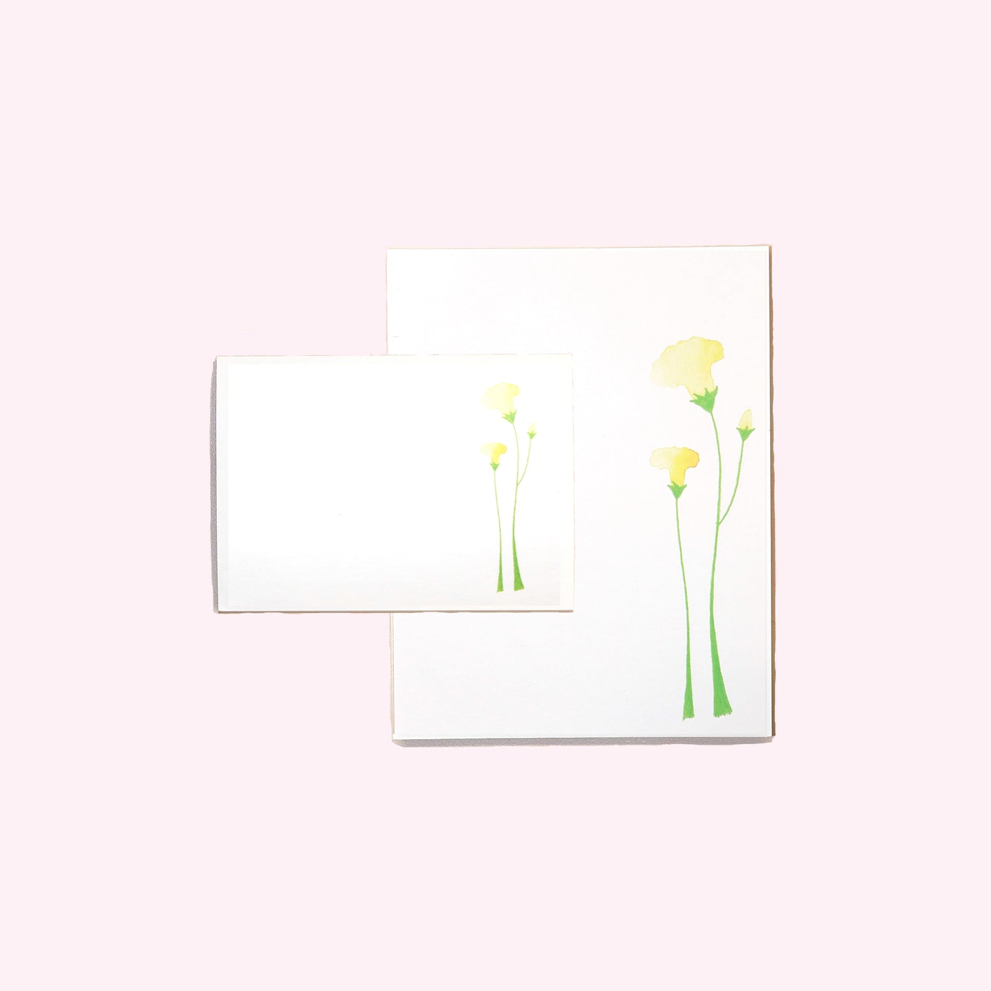Golden Bells Notepad + Sticky Notes Set