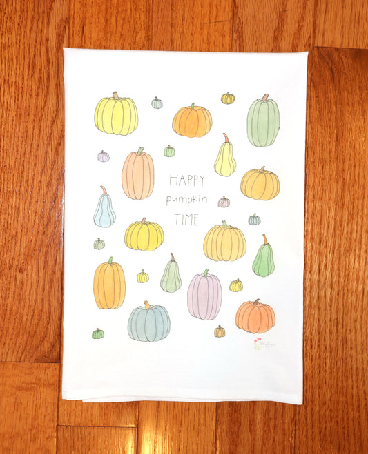 Happy Pumpkin Time Kitchen Towel