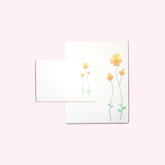 Marmalade Stars Notepad + Sticky Notes Set