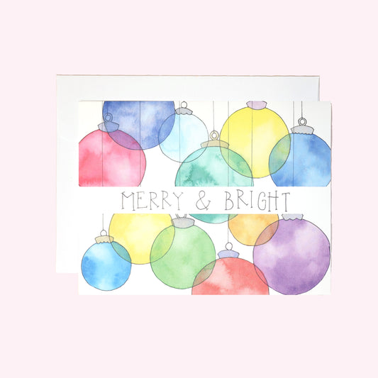 Merry & Bright Holiday Card