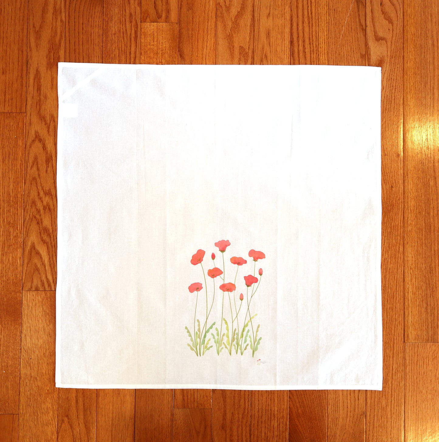Ruby Blooms Kitchen Towel
