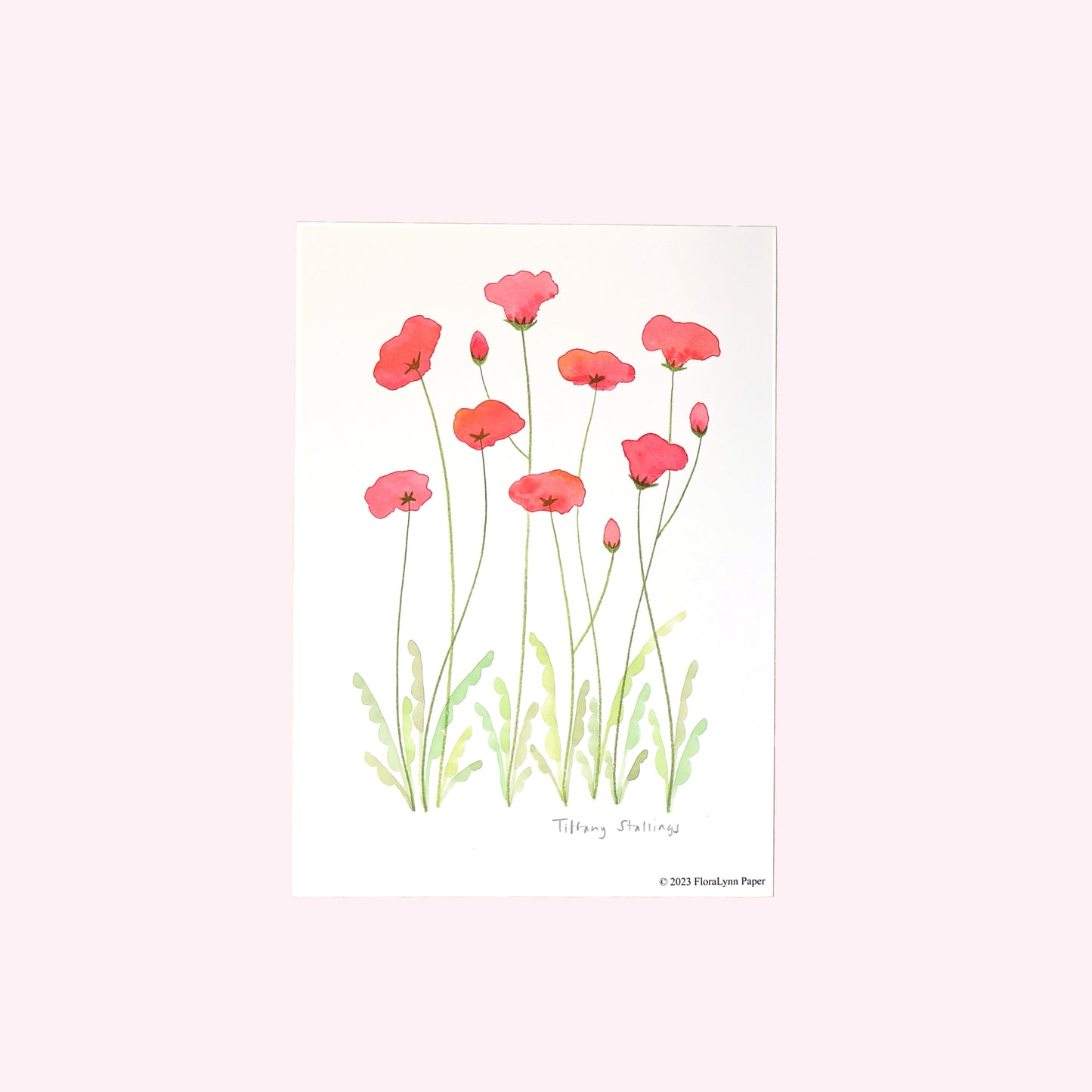 Ruby Blooms Art Print
