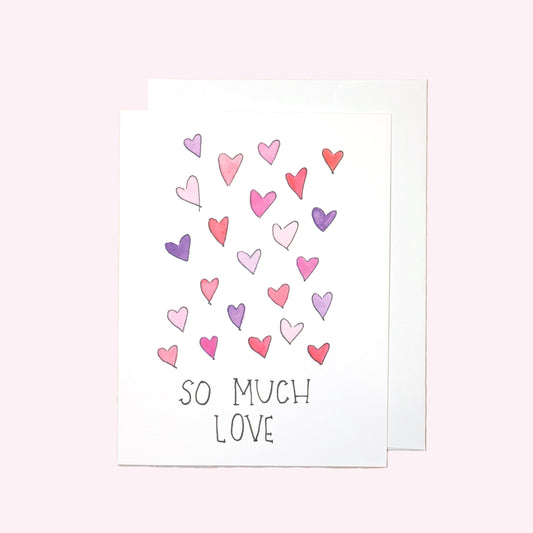 So Much Love Note Card