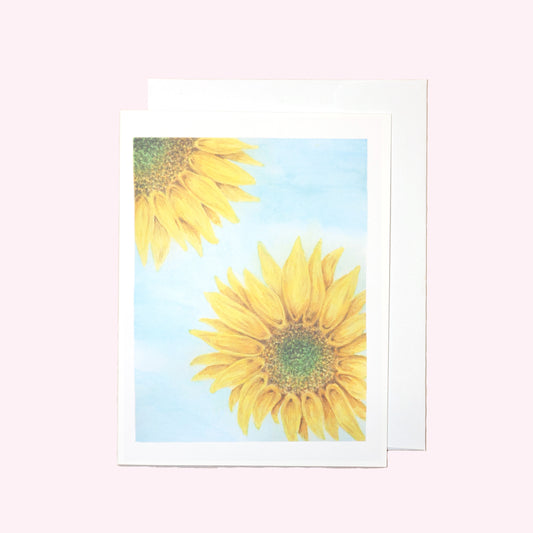Sunflower Duo Note Card