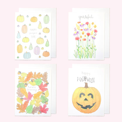 Assorted Fall Favorites Note Card Set