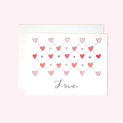 Assorted Heart Note Card Set