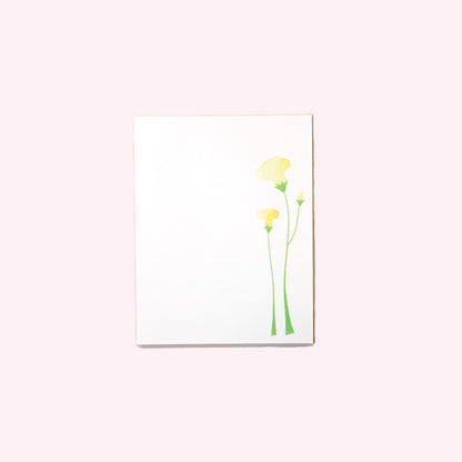 Golden Bells Notepad + Sticky Notes Set