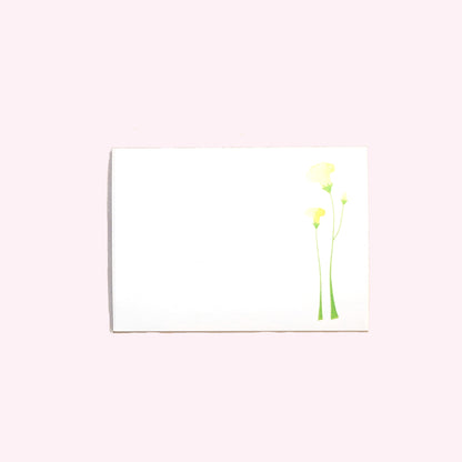 Golden Bells Notepad + Sticky Notes Set