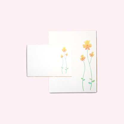 Marmalade Stars Notepad + Sticky Notes Set
