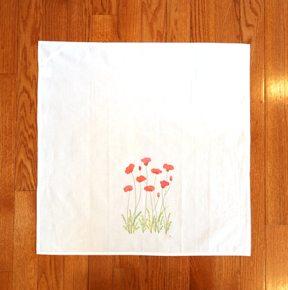 Ruby Blooms Kitchen Towel
