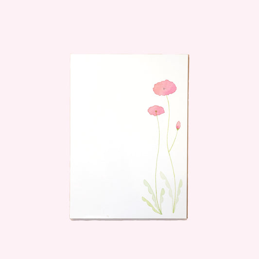 Ruby Blooms Notepad