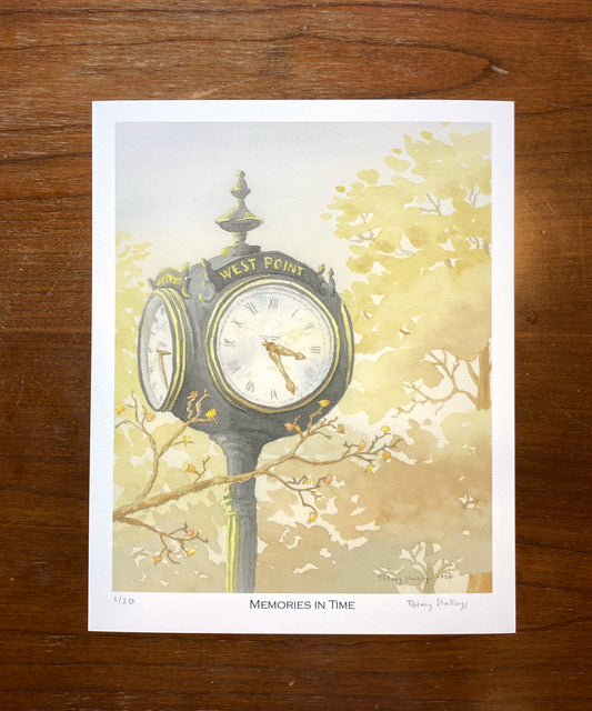 West Point Clock Fine Art Print